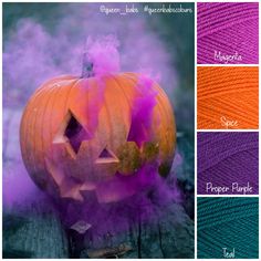 Temperature Color Palette, Yarn Color Palette, Halloween Palette, Buttercream Color, Fall Color Combinations, Paint Color Combos, Yarn Color Combinations