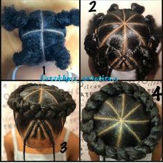 Girls Braided Hairstyles Kids, Cabello Afro Natural, Cute Braided Hairstyles, Toddler Hairstyles Girl, Natural Hairstyles For Kids