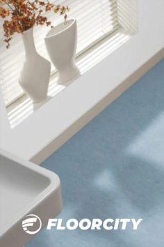 Forbo Marmoleum Click Cinch LOC Seal  Blue Heaven 12" x 12" Linoleum Tile Flooring