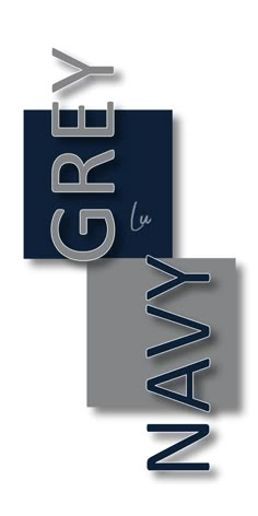 the logo for grey navy is shown on a white background