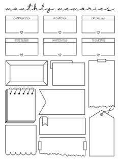 the free printable planner is ready to be used as a project for kids and adults