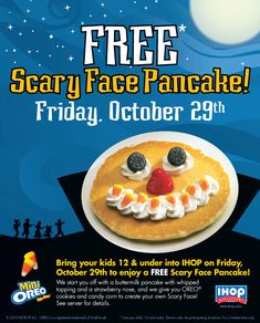 ihop candy corn pancakes - Google Search Pancake For Kids, Ihop Pancakes, Kids Pancakes, Free Baby Samples, Baby Samples, Scary Face, Free Samples By Mail, Makeup Free