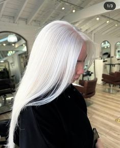 Platinum Hairstyles, Approachable Aesthetic, Formal Ponytail, Good Dye Young, Blonde Hairstyle, Liquid Hair, Ice Blonde