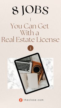 8 Jobs You Can Get With a Real Estate License Getting Started In Real Estate, Real Estate Goals Board, Real Estate Training, Getting Into Real Estate, Realtor License, Goal Board, Real Estate Career, Real Estate License, Creative Careers