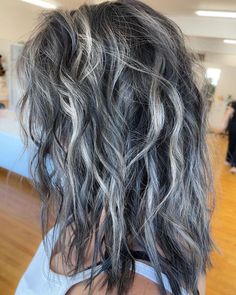 Champaign Blonde, Highlights In Black Hair, Blonde Melt, Iridescent Hair, Gray Highlights, Grey Hair Transformation