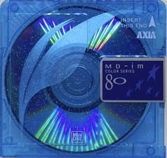 the cd is blue and has stars on it