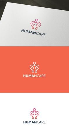 the logo for human care is designed to look like a bee with wings on it