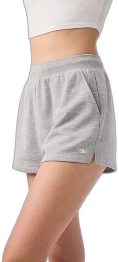 Relaxed Fit Athleisure Pajama Shorts, Sporty Loungewear Shorts With Ribbed Waistband, Comfy Leisure Shorts With Ribbed Waistband, Comfy Shorts With Ribbed Waistband For Leisure, Sporty Shorts With Ribbed Waistband For Loungewear, Athleisure Shorts With Comfort Waistband For Loungewear, Sporty Lounging Pajama Shorts, Sporty Pajama Shorts For Lounging, Basic Loungewear Shorts