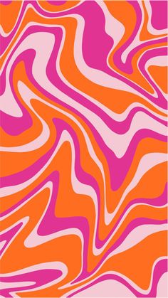 an orange and pink pattern with the words summer is home screen