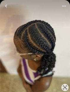 Baby Cornrow Hairstyles Girl, Cornrows For School Natural Hair, Back To School Cornrow Hairstyles Natural Hair, Cornrow In Two Puffs, Preschool Braid Styles, Simple Braid Hairstyles For Kids, Cornrows Kids Girl Hairstyles, Braided Heart Hairstyles Black Hair Kids, Cornrow Hairstyles For School Natural Hair