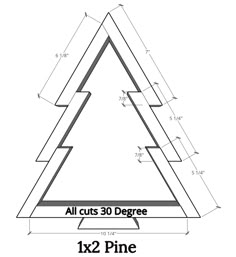 an image of a triangle with measurements for the top and bottom pieces, all cut into triangles