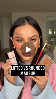 Christen Dominique on Instagram: "Lifted lifted👽 or rounded makeup 👶  Makeup used Silktone cream bronzer @dominiquecosmetics  Shade: Medium Tan  Liquid blush @sheglam_official  Shade: Hot Topic Luminous silk concealer @armanibeauty  Shade 4.5  #facelift #makeup #babyface #makeuptutorial #makeupsurgery #transformation" Facelift Makeup, Christen Dominique, Cream Bronzer, Smink Inspiration, Makeup Mistakes, Liquid Blush, Fancy Makeup, I Feel Pretty