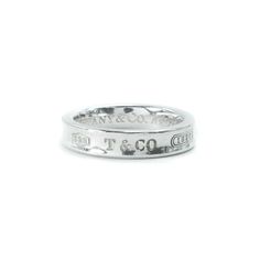 Tiffany & Co 1837 Sterling Silver Narrow Band Ring Size : I Silver Rings Tiffany, Silver Ring Tiffany, Silver Tiffany Ring, Tiffany Silver Ring, Tiffany 1837 Ring, Tiffany Rings Casual, Rings Tiffany And Co, Tiffany And Co Rings, Tiffany And Co Ring