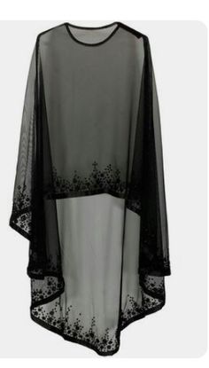 Sukienki Maksi, Embroidered Cape, Mode Abaya, Chiffon Fashion, Abaya Designs, فستان سهرة, Abayas Fashion, Abaya Fashion, Designer Wear