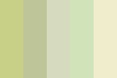 the color palette is light green and pale yellow, with some white on it's side