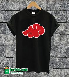 Akatsuki T-shirt Akatsuki T Shirt, Akatsuki Shirt, Polo Oversize, Naruto Shirts, Retro Games