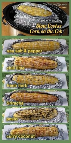 corn on the cob with instructions for cooking