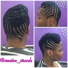 Cornrows and twists on natural hair Cornrows And Twists, Updo Cornrows, Twists On Natural Hair, Mom Hair, Creative Thoughts, Hair Twist