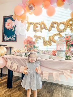 Simple tea for two birthday party - Karins Kottage Floral 2nd Birthday Party, Tea For Two Birthday Party Food, Tea Party 2nd Birthday Ideas, 2nd Girl Birthday Themes, Two For Tea Party 2nd Birthday, 2 Yr Birthday Party Ideas Girl