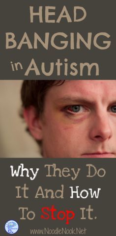 Do you have students who hit their heads and injure themselves? Here’s a guide to why they do and also how to help. Head Banging in Autism | NoodleNook I Feel Bad, Sensory Issues, Spectrum Disorder, What Can I Do, Social Emotional, Speech And Language, Social Skills, Special Education, Kids And Parenting