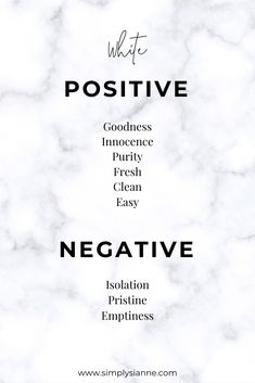 a white marble background with the words negative, negative and negative written in black on it