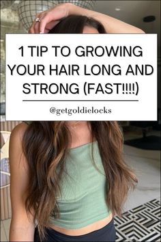 Strong Hair Growth Tips, Grow Hair Long And Fast, Grow Hair Long, Ways To Grow Hair, Blonde Hair Tips, Growing Your Hair, Frizzy Hair Tips