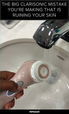 Stop, No! 10 Ways You're Using Your Clarisonic Totally Wrong Dream Spa, Daniel Fast, Popsugar Beauty, Spa Essentials, Beauty Remedies, Face Forward, Beauty Advice, Organic Skincare, Christmas Goodies