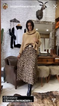 Long Leopard Skirt Outfit Winter, Animal Print Long Skirt Outfit, Leopard Silk Skirt Outfit, Leopard Print Dress Outfit Winter, Leopard Skirt Outfit Winter, Long Leopard Skirt Outfit, Leopard Print Maxi Skirt Outfit, Printed Long Skirt Outfits