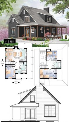 the floor plan for this house is very small and has two levels to accommodate it