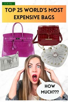 Expensive Backpacks, Popular Designer Bags, Most Expensive Bag, Most Expensive Handbags, Expensive Bag, Birkin Handbags, Rose Bag, Expensive Handbags