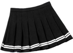 Black Tennis Skirt For Spring, Black Mini Tennis Skirt For Spring, High Waist Black Skirt For School, Black High Waist School Skirt, Black Cotton Skirt For Summer, Trendy Stretch Tennis Skirt For School, Black School Skirt For Spring, Black Pleated Tennis Skirt For Summer, Black Cotton Mini Pleated Skirt