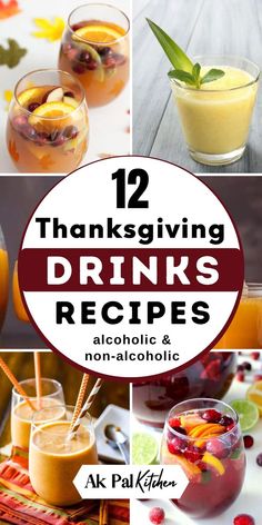 Thanksgiving drinks can make your holiday go that much more smoothly. These thanksgiving drinks recipes show you how to make non-alcoholic and alcoholic thanksgiving drinks. Here are some great ideas on fall drinks and holiday drinks that would make a great addition to any Thanksgiving dinner party. From sangria and hot chocolate to lemonades, there are tons of other thanksgiving cocktail recipes to try. So don't miss any of these Friendsgiving cocktails. Alcoholic Thanksgiving Drinks, Non Alcoholic Thanksgiving Drinks, Easy Thanksgiving Drinks, Thanksgiving Drink Ideas, Thanksgiving Beverages, Thanksgiving Recipes Drinks, Plant Based Smoothies, Thanksgiving Cocktail Recipes, Thanksgiving Dinner Party