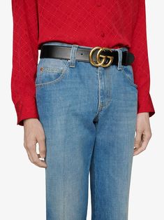 Black leather GG Marmont belt from Gucci featuring buckle fastening, interlocking GG detail and adjustable fit. | Gucci GG Marmont belt Gucci Women Shoes, Low-rise Pants, Gucci Belt Sizes, Gucci Marmont Belt, Belt Gucci, Sneakers Gucci, Buckle Outfits, American Eagle Outfits, Women Shoes Sneakers