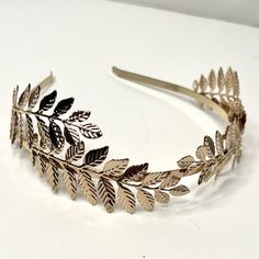 Grecian Metal Leaf Crown Headpiece. Brand New Without Tags. Perfect For A Greek Party, Halloween Costume, Grecian Goddess, Fairy Theme And Everyday Wear. Greek Laurel Crown, Greek Hair, Laurel Crown, Leaf Crown, Grecian Goddess, Metal Leaves, Hair Piece, Headpiece, Everyday Wear