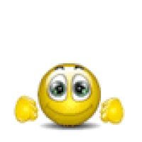 an emoticive smiley face with two eyes