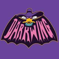 an angry bird wearing a purple hat with the word darrwing written on it