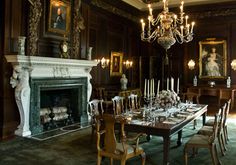 Palace Dining Room, Dark Academia House, Academia House, Vintage Mansion, Old Westbury Gardens, Westbury Gardens, Practical Magic House, Mansion Aesthetic