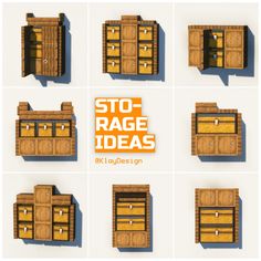 several images of wooden cabinets with the words stop rage ideas on them