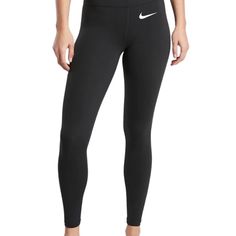 The Nike One Tight Fit Size: Xs Mid-Rise, Full Length Black Nwt Leggings Nike Outfit, Nike Yoga Pants, Nike Outfit, Leggings Nike, Nike Air Max Tn, Pink Bodycon Dresses, Nike Leggings, Birthday List, Grey Leggings