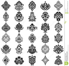 black and white damaska designs