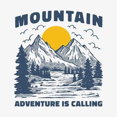 Premium Vector | Mountain illustration Vintage Mountain Illustration, Mountain Graphic Design Illustration, Mountain Logo Design Ideas, Outdoor Tshirt Design, Mountain Packaging, Mountain Illustration Design, Mountain Shirt Design, Mountain Graphic Design, Outdoor Illustration