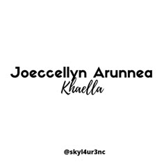 the logo for jocellyn arneda khalella, which is featured on skyjura's website