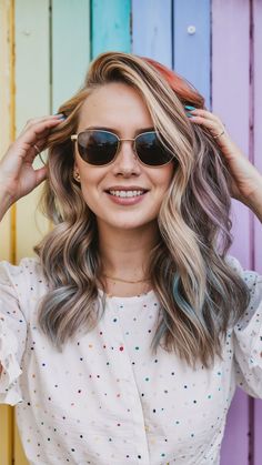 41 Fun Summer Hair Color Peekaboo Ideas to Try Right Now