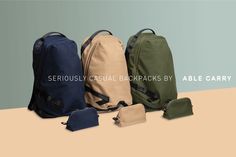 The Daily Backpack by Able Carry – The Bag Creature Mission Workshop, Daily Backpack, Business Branding Design, Dream Bag, Bag Shop, Rock Solid, The Bag