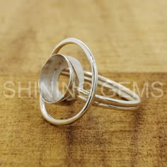 925 sterling silver designer adjustable ring collet 10 mm round cut/cab stone blank bases bezel set ring metal casting for ring setting You will receive only 1 piece You can buy loose gemstones by clicking below link:- https://www.etsy.com/shop/shininggems?search_query=round+10+mm+loose+stone We will provide to 100% handmade products. We offer different designer blank setting ring in different gemstone sizes. We can supply findings and accessories to make jewelry. As manufacturer of Pure Gold, 9 Bezel Set Ring Handmade, Unique Stone Setting, Bezel Set Pendant, Metal Jewelry Handmade, Tube Setting, Stone Settings Jewelry, Silversmithing Jewelry, Metal Jewelry Making, Bezel Jewelry