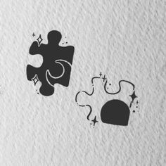 Matching Brother Sister Tattoo Ideas, Best Friends Symbols, Matching Flash Tattoos, Tattoo Sheets Drawings, Tiny Matching Tattoos Couple, Easy Flash Tattoo, Spooky Matching Tattoos, Spooky Best Friend Tattoos, Twinkle Wallpaper