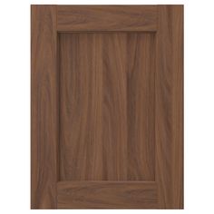 an image of a wooden door with dark brown wood graining on the front and side