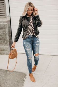 Simple Fall Outfits, Wild Free, Cute Fall Outfits, Mode Inspo, Casual Winter Outfits, Black Leather Jacket, Fall Fashion Outfits, Casual Fall Outfits, Looks Style