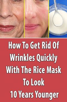 Unlock the secret formula to achieving wrinkle-free skin in just minutes. This fast-acting remedy can smooth fine lines and promote a youthful glow, giving you instant results without the need for invasive treatments. Rid Wrinkles, Rice Mask, Get Rid Of Wrinkles, Forehead Wrinkles, Face Wrinkles, Deep Skin, Wrinkled Skin