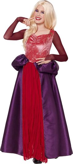 Sarah Sanderson Tween Costume Sarah Sanderson Hocus Pocus, Sarah Sanderson Costume, Steampunk Halloween Costumes, Sarah Sanderson, Teen Halloween, Steampunk Halloween, Plus Size Costume